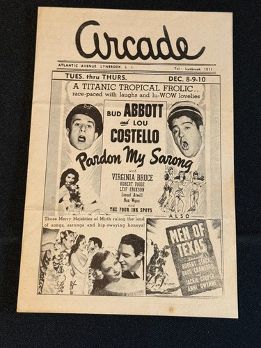 Abbott and costello arcade - and,